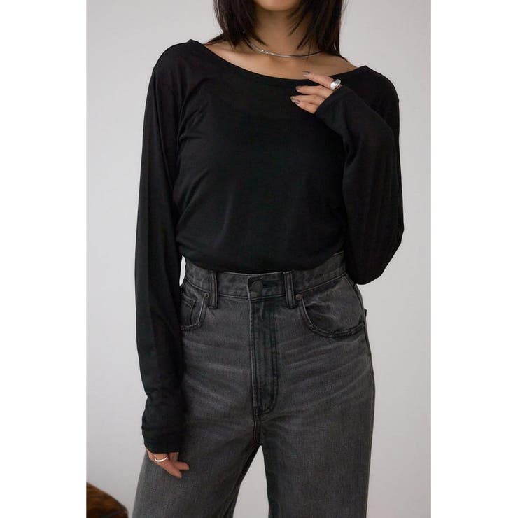 BLK | シアーロングスリーブTシャツ | AZUL BY MOUSSY