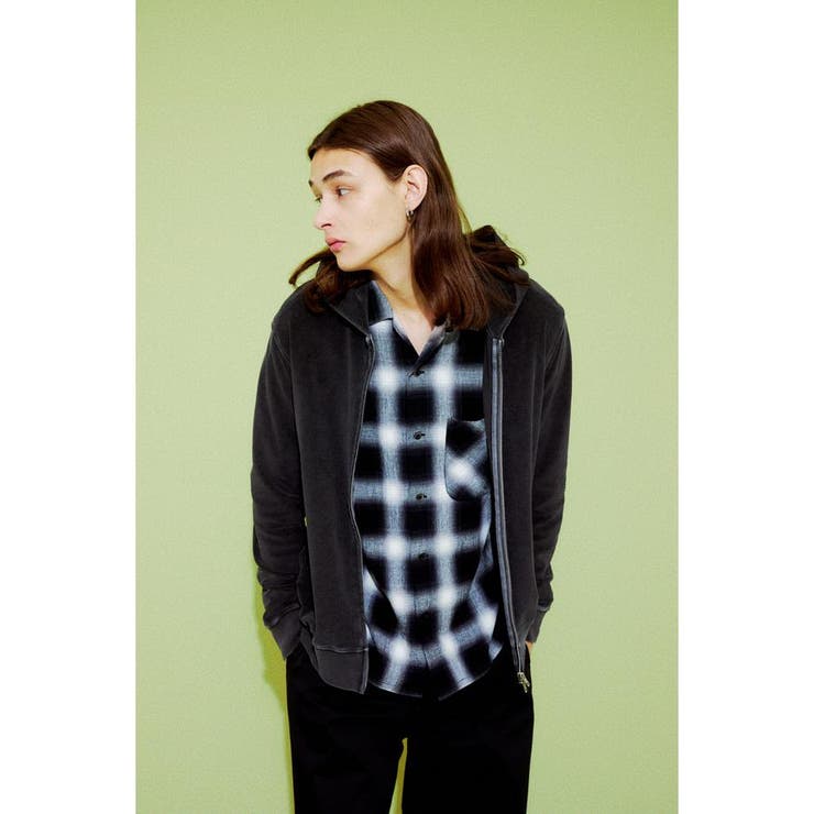 ソフトパイルジップアップフーディー | AZUL BY MOUSSY | 詳細画像2 