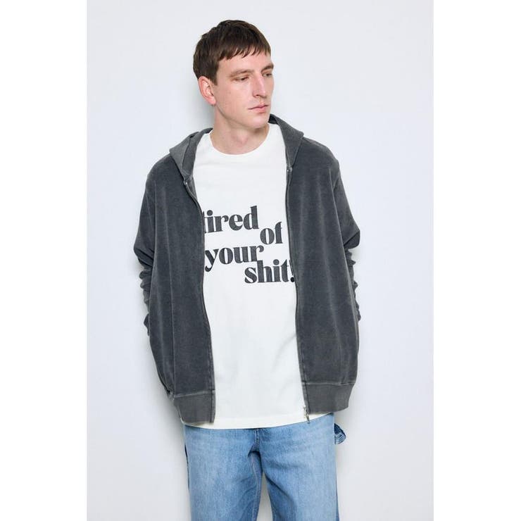 ソフトパイルジップアップフーディー | AZUL BY MOUSSY | 詳細画像6 