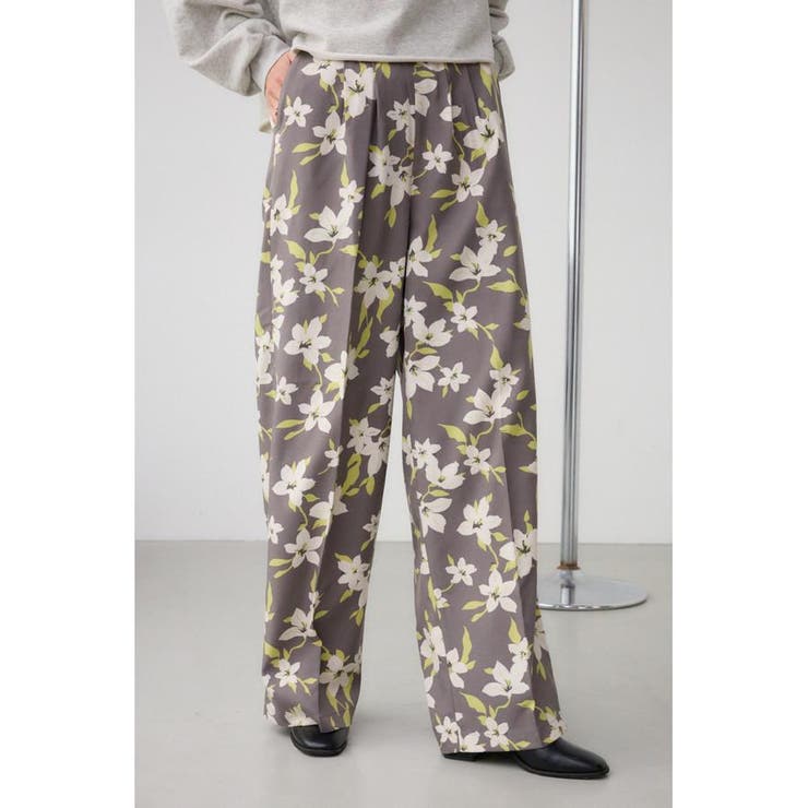 フラワープリントイージーワイドパンツ | AZUL BY MOUSSY | 詳細画像11 