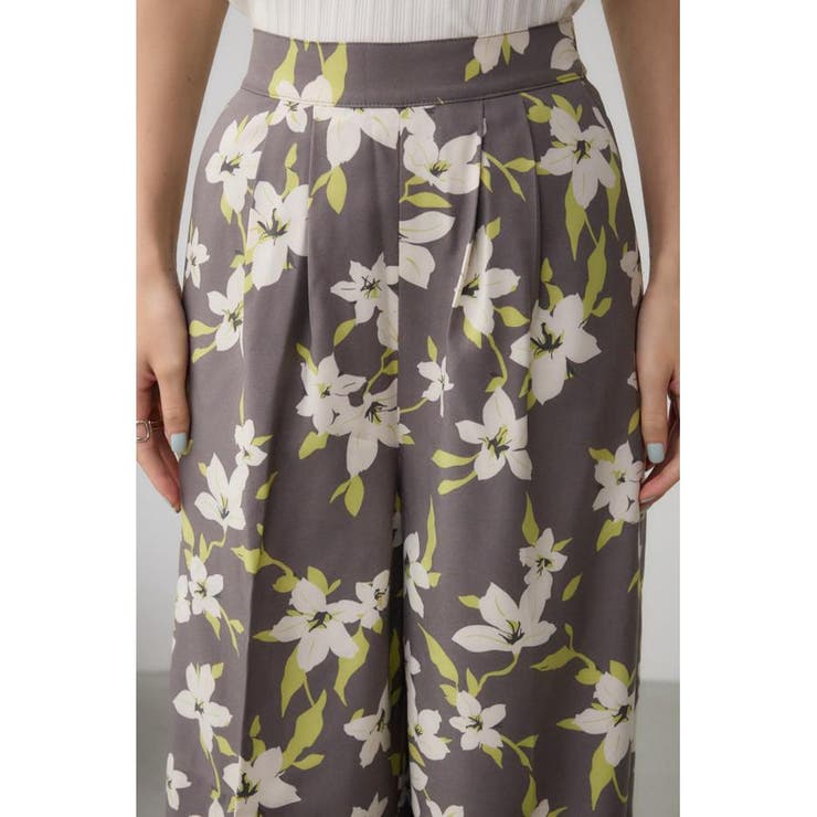 フラワープリントイージーワイドパンツ | AZUL BY MOUSSY | 詳細画像18 