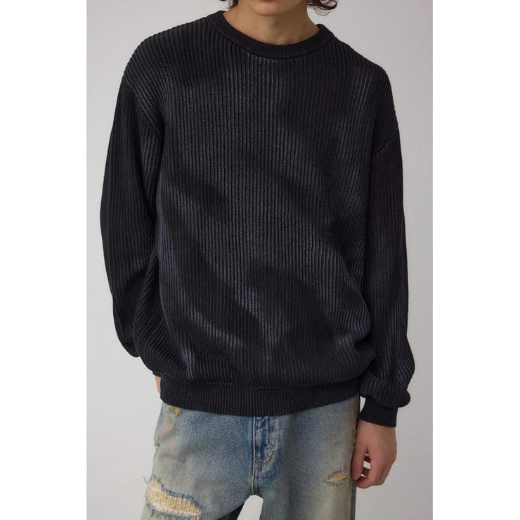 シャドウスプレーリブニット | AZUL BY MOUSSY | 詳細画像1 