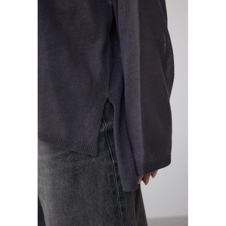 シアーロゴニットトップス | AZUL BY MOUSSY | 詳細画像22 