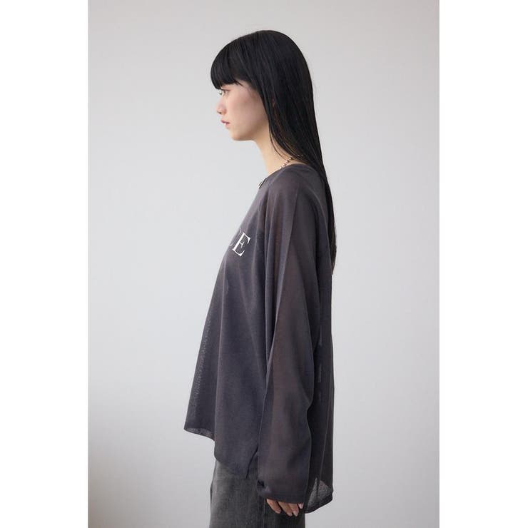 シアーロゴニットトップス | AZUL BY MOUSSY | 詳細画像17 