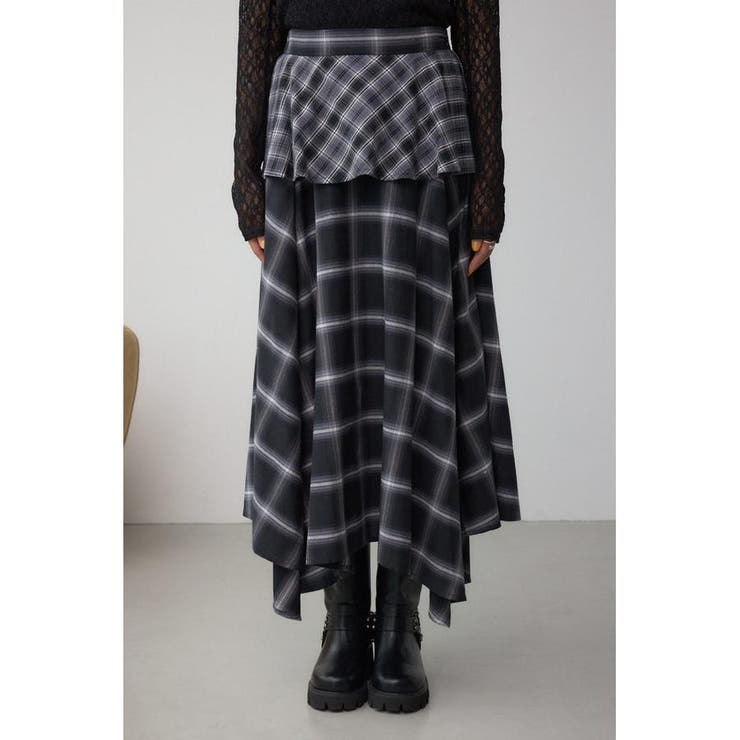 イレヘムチェックスカート | AZUL BY MOUSSY | 詳細画像5 