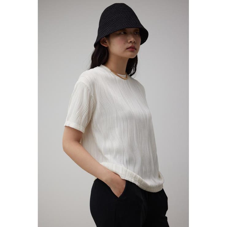 ソリッドテクスチャボクシーTシャツ | AZUL BY MOUSSY | 詳細画像3 