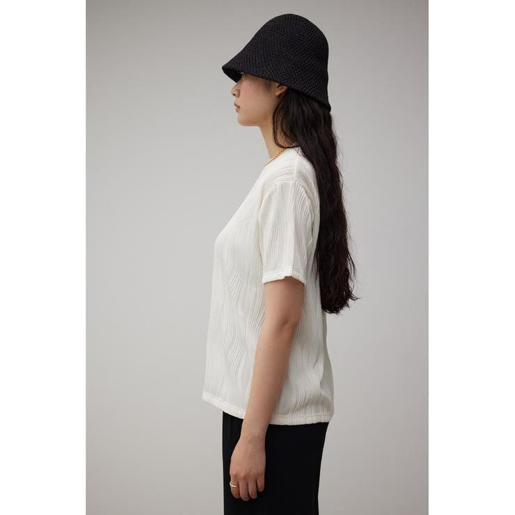 ソリッドテクスチャボクシーTシャツ | AZUL BY MOUSSY | 詳細画像6 