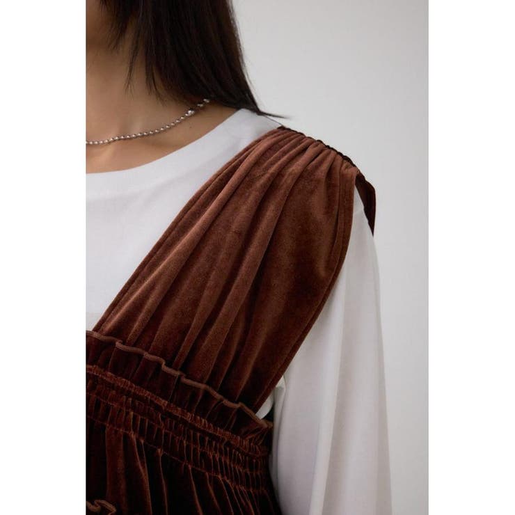 ベロアリボンベスト | AZUL BY MOUSSY | 詳細画像20 