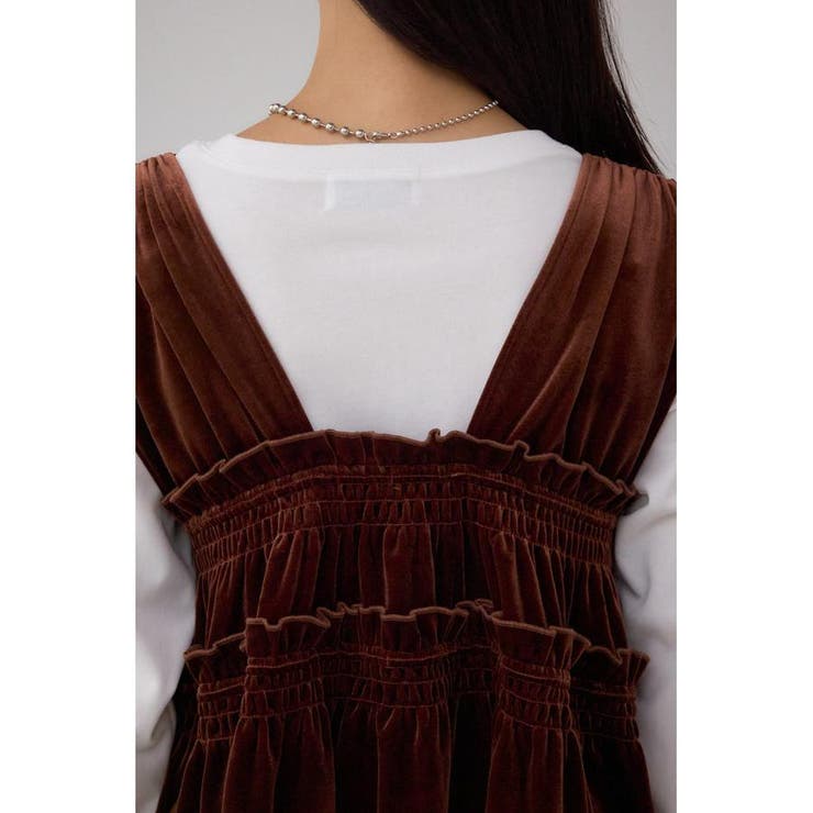 ベロアリボンベスト | AZUL BY MOUSSY | 詳細画像19 