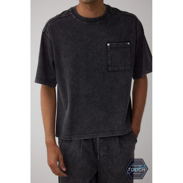 L/BLK1 | C/Tフェードデニムトップス | AZUL BY MOUSSY