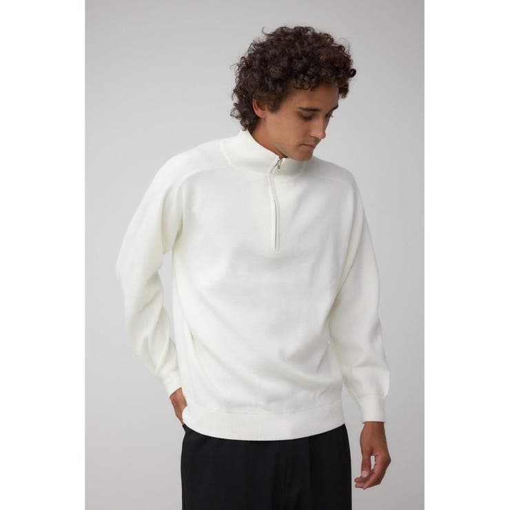 ミラノリブハーフジップ | AZUL BY MOUSSY | 詳細画像3 