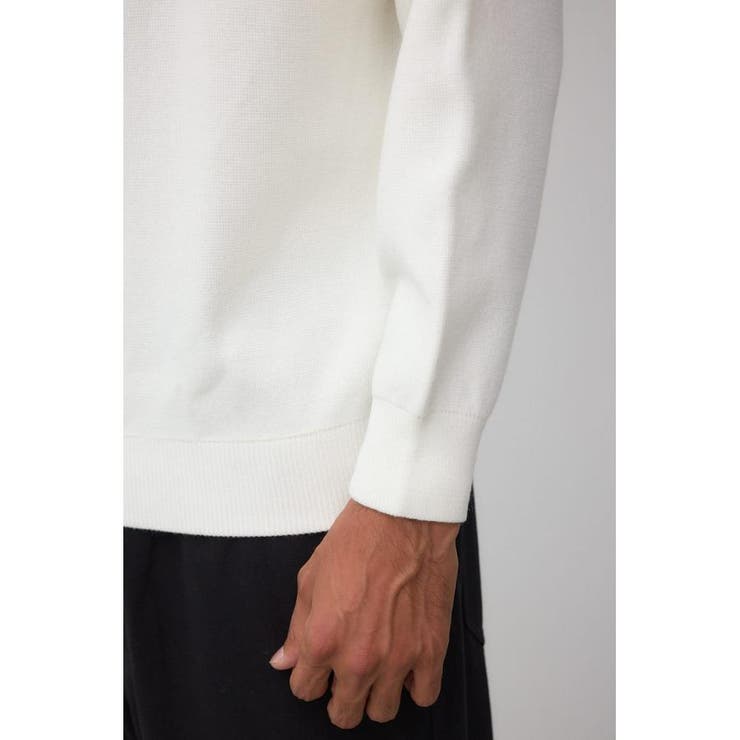 ミラノリブハーフジップ | AZUL BY MOUSSY | 詳細画像10 