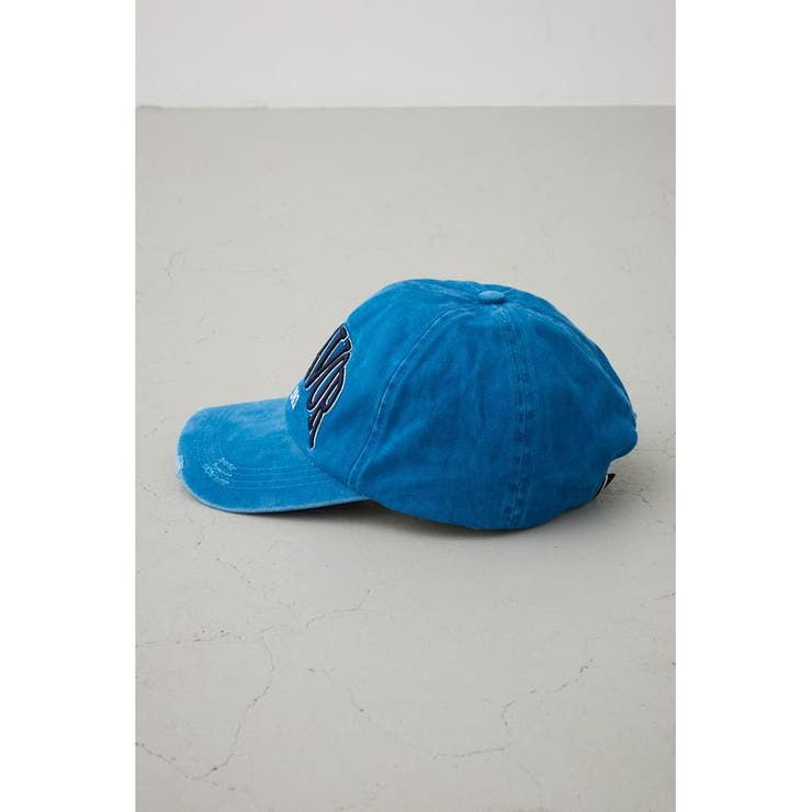 ピグメントダメージ3D刺繍キャップ | AZUL BY MOUSSY | 詳細画像21 