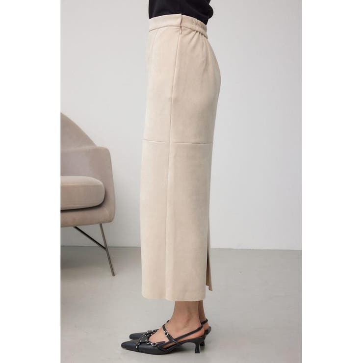 フェイクスエード/フェイクレザータイトスカート | AZUL BY MOUSSY | 詳細画像6 