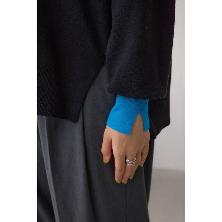 バイカラーカフニット | AZUL BY MOUSSY | 詳細画像21 