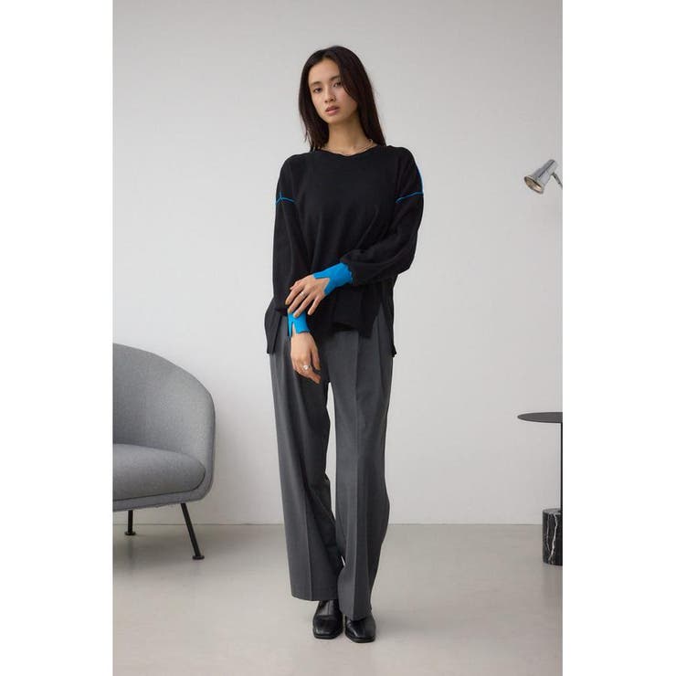 バイカラーカフニット | AZUL BY MOUSSY | 詳細画像14 