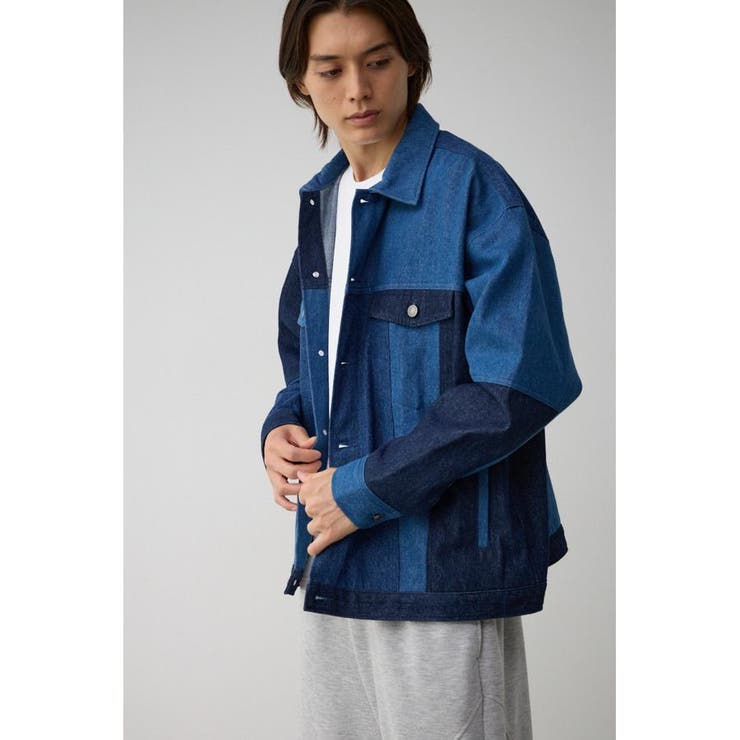 パネルスウィッチングGジャン[品番：AZLW0022618]｜AZUL BY MOUSSY