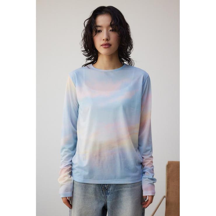 ニュアンスパターンシアートップス | AZUL BY MOUSSY | 詳細画像4 