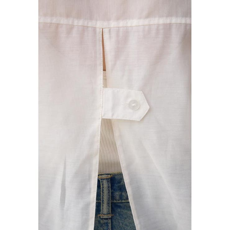 バックスリットシアーオーバーシャツ | AZUL BY MOUSSY | 詳細画像12 