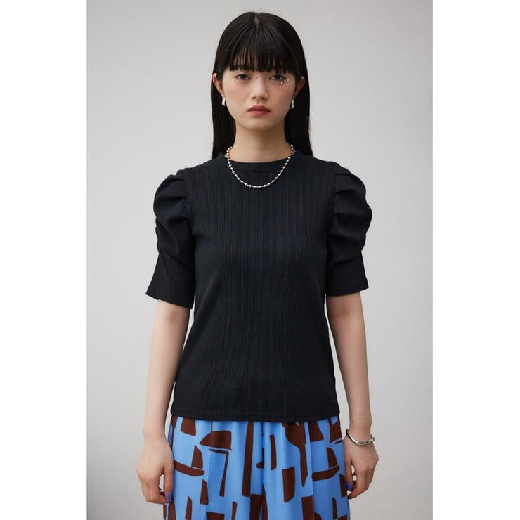 moussy黒ギャザー ラグラン ドルマンスリーブジャンパー＊美品＊ AZUL BY MOUSSY | 【PLUS】ボリュームギャザーバルーンブルゾン