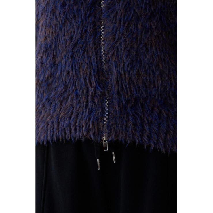 Wジップシャギーニットカーディガン | AZUL BY MOUSSY | 詳細画像20 