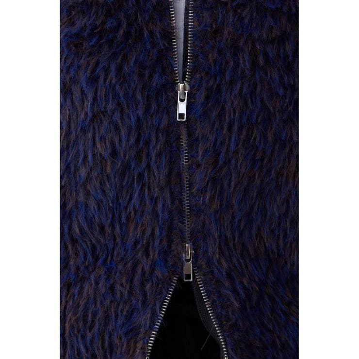 Wジップシャギーニットカーディガン | AZUL BY MOUSSY | 詳細画像22 