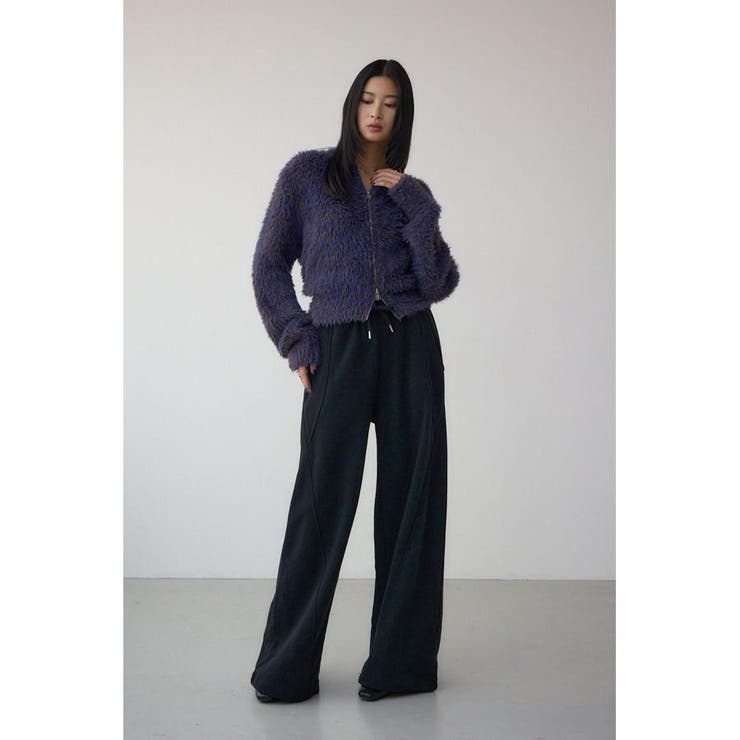 Wジップシャギーニットカーディガン | AZUL BY MOUSSY | 詳細画像14 