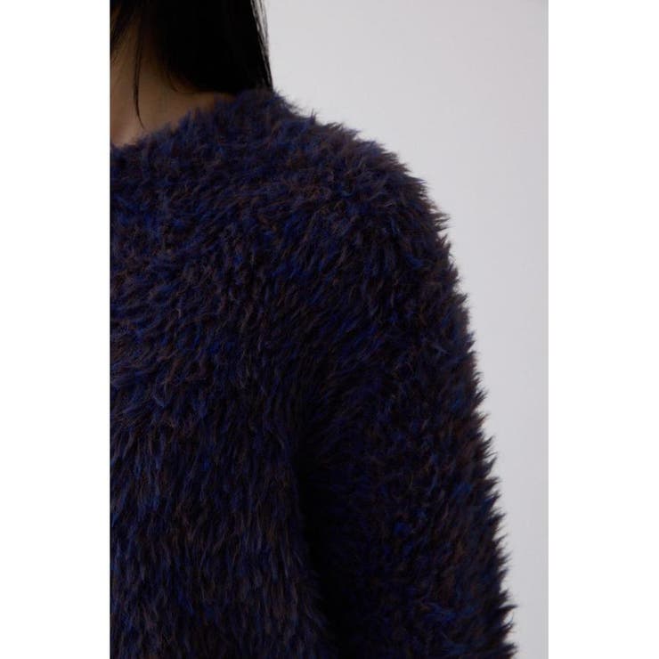 Wジップシャギーニットカーディガン | AZUL BY MOUSSY | 詳細画像18 