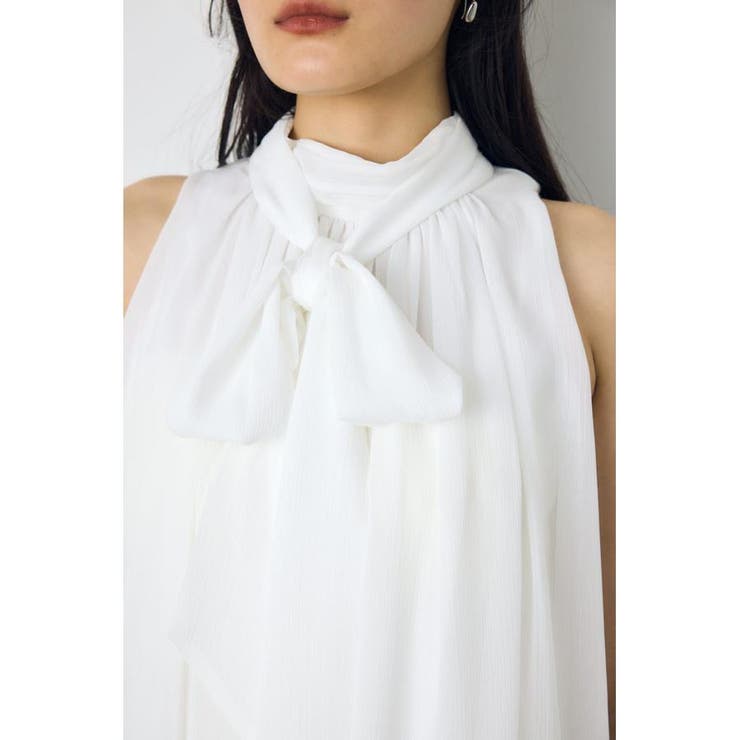 シフォンノースリーブブラウス | AZUL BY MOUSSY | 詳細画像8 