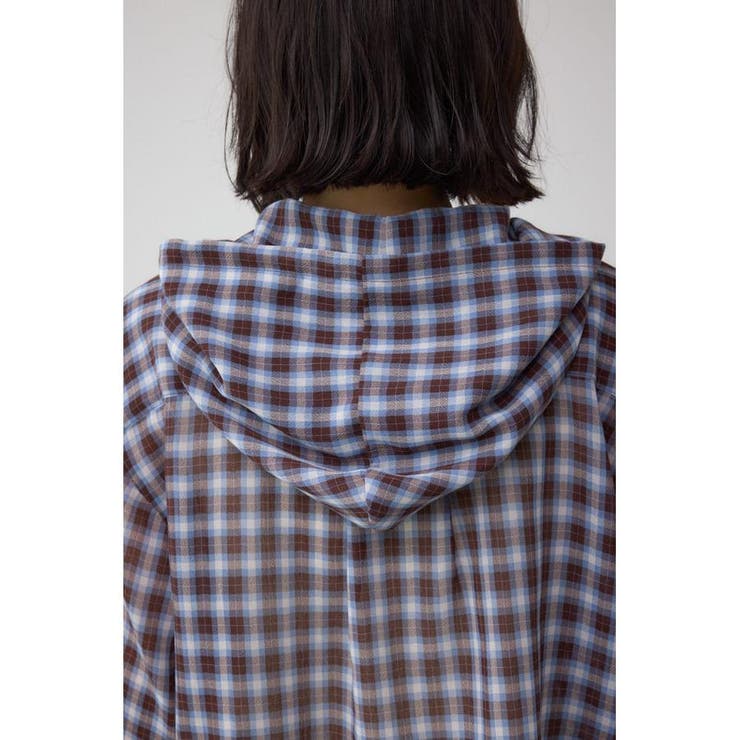 シアーチェックフードシャツ | AZUL BY MOUSSY | 詳細画像24 