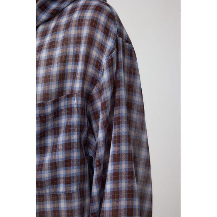 シアーチェックフードシャツ | AZUL BY MOUSSY | 詳細画像25 