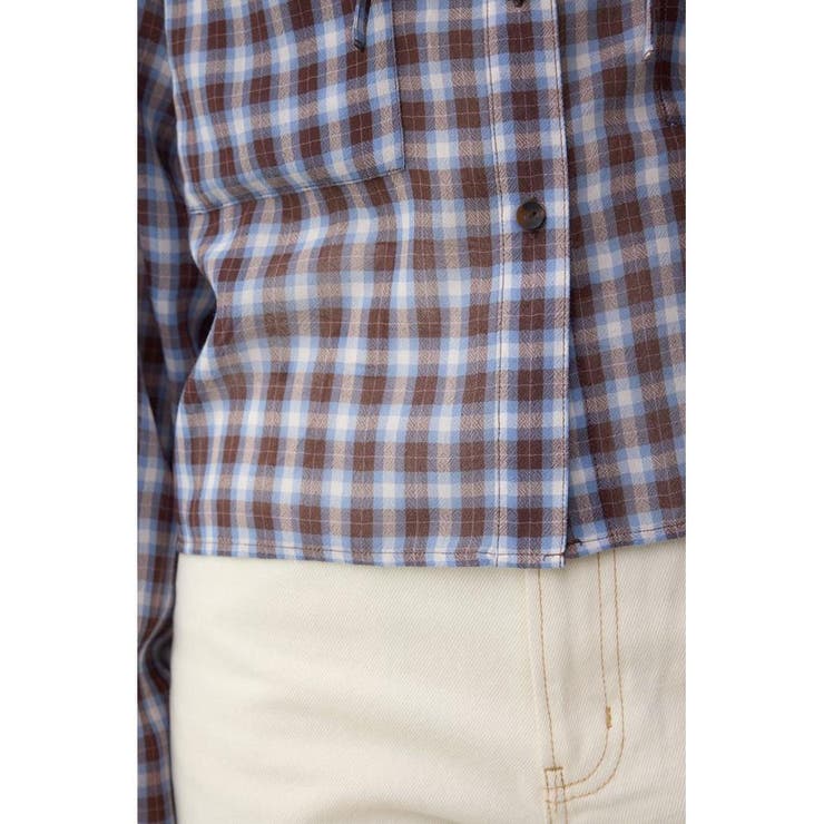 シアーチェックフードシャツ | AZUL BY MOUSSY | 詳細画像27 