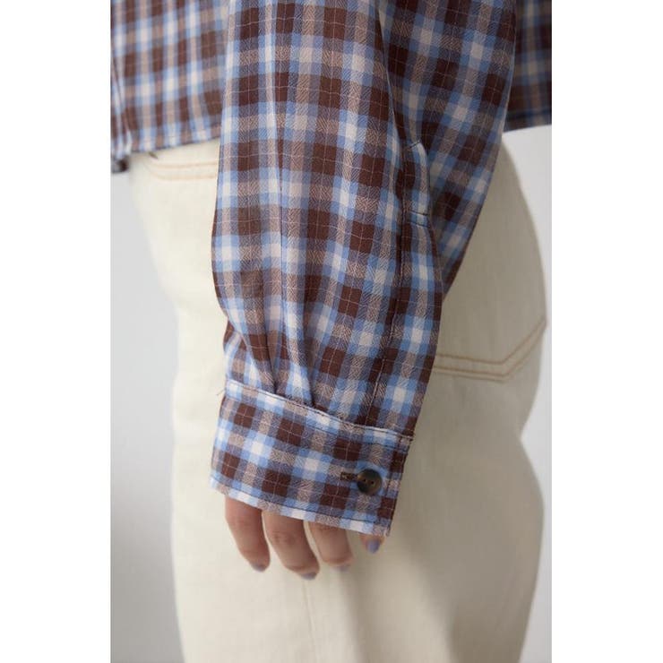 シアーチェックフードシャツ | AZUL BY MOUSSY | 詳細画像28 