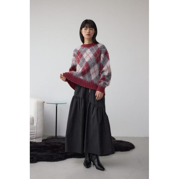 アーガイルシャギーニット | AZUL BY MOUSSY | 詳細画像30 