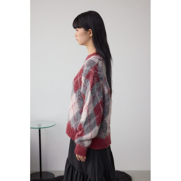 アーガイルシャギーニット | AZUL BY MOUSSY | 詳細画像32 