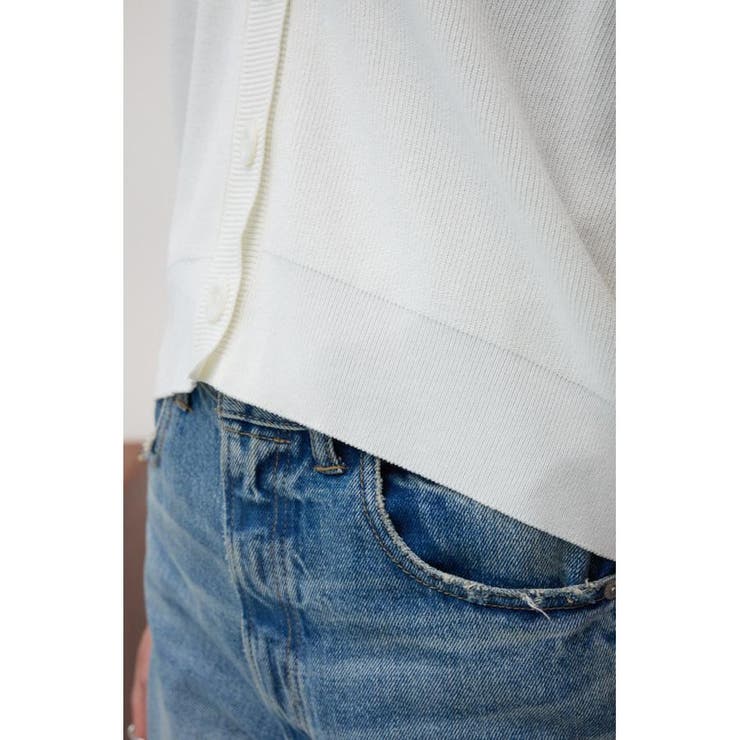 半袖ニットカーディガン | AZUL BY MOUSSY | 詳細画像10 