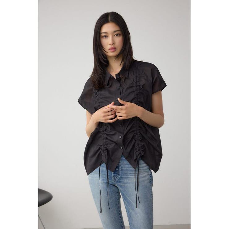 C/T冷感 ドロストブラウス | AZUL BY MOUSSY | 詳細画像12 