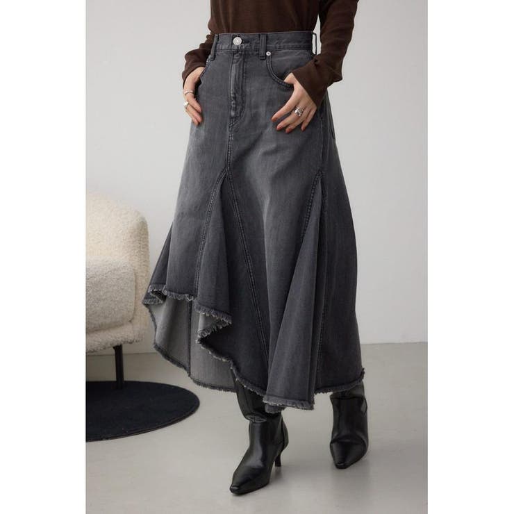 AZUL DENIM イレヘムデニムスカート | AZUL BY MOUSSY | 詳細画像2 