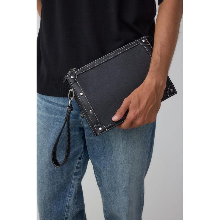 BLK | スタッズクラッチバッグ | AZUL BY MOUSSY