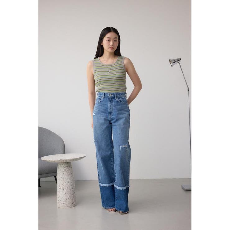 スクエアネックリブタンクトップ | AZUL BY MOUSSY | 詳細画像35 