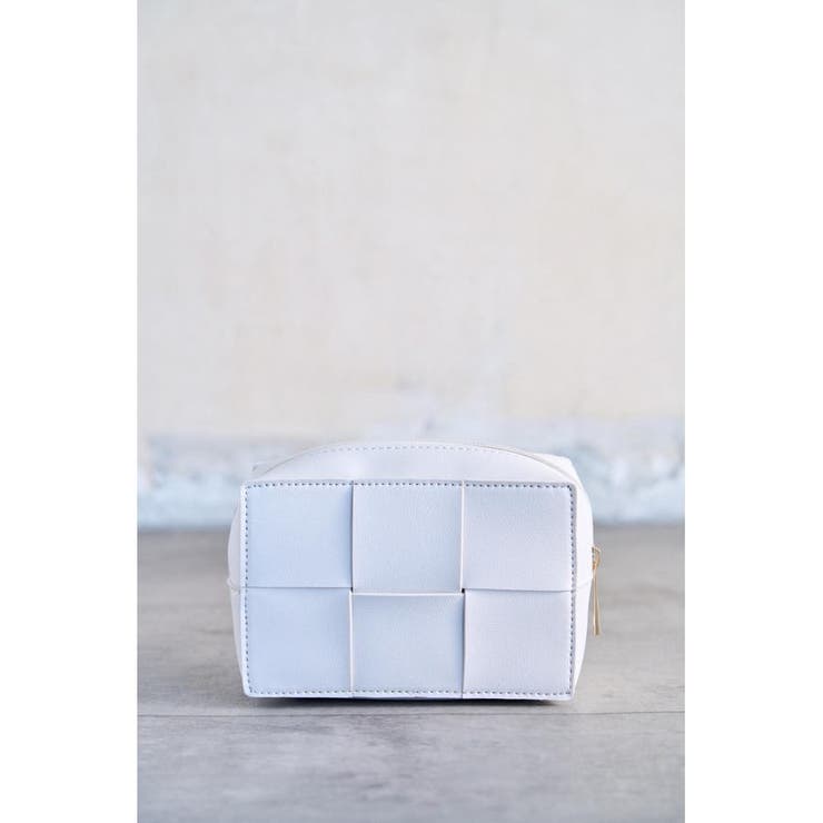 IVOY3 | INTRECCIATO BOX POUCH | AZUL BY MOUSSY