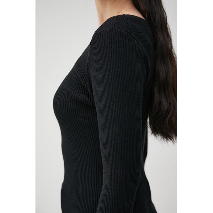 2WAY SLEEVE BUTTON RIB KNIT | AZUL BY MOUSSY | 詳細画像21 