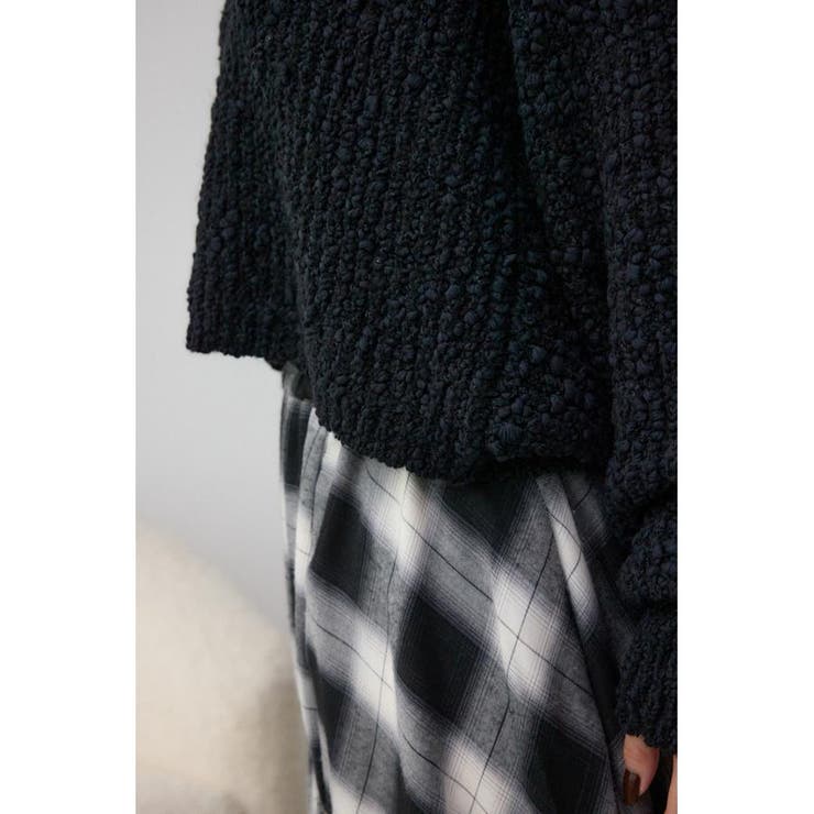 ブークレクロップドニット | AZUL BY MOUSSY | 詳細画像21 