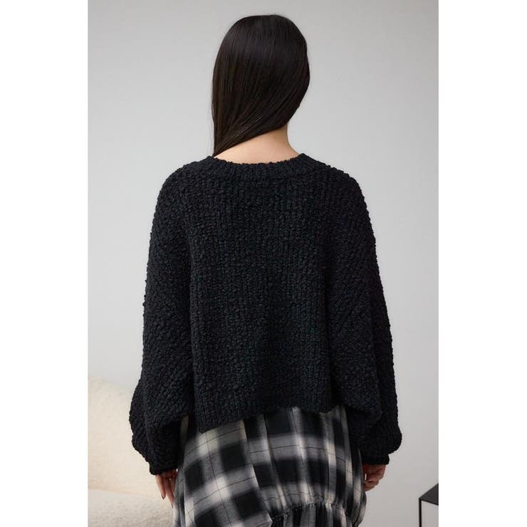 ブークレクロップドニット | AZUL BY MOUSSY | 詳細画像17 