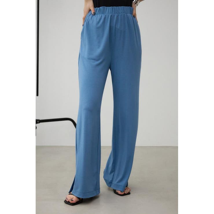 BLU | T/Fクリーンクールサイドスリットパンツ | AZUL BY MOUSSY