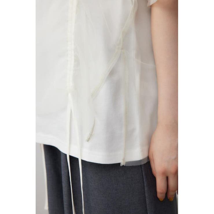 チュールレイヤードドロストトップス | AZUL BY MOUSSY | 詳細画像9 