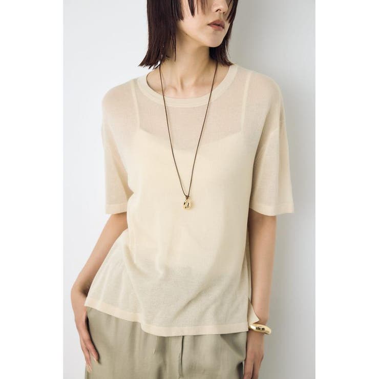 シアールーズ半袖ニット | AZUL BY MOUSSY | 詳細画像28 
