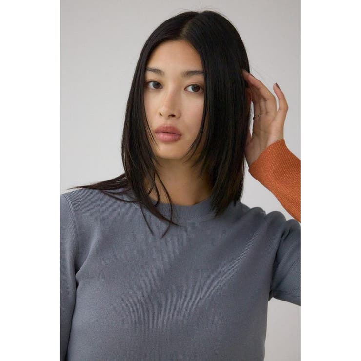 ラメバイカラーニットトップス | AZUL BY MOUSSY | 詳細画像22 