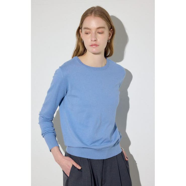 カシミヤミックスクルーネックニット | AZUL BY MOUSSY | 詳細画像36 