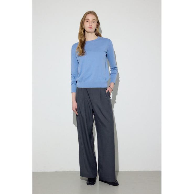 カシミヤミックスクルーネックニット | AZUL BY MOUSSY | 詳細画像38 